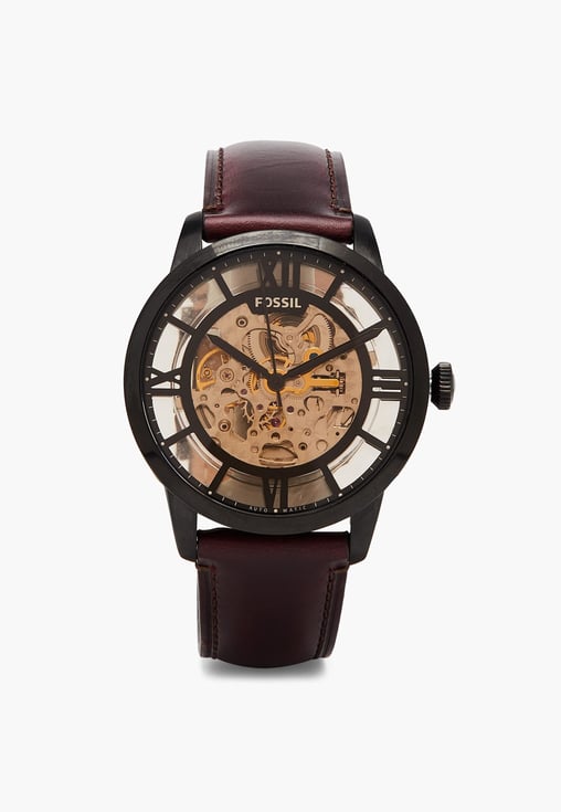 Fossil townsman dark leather
