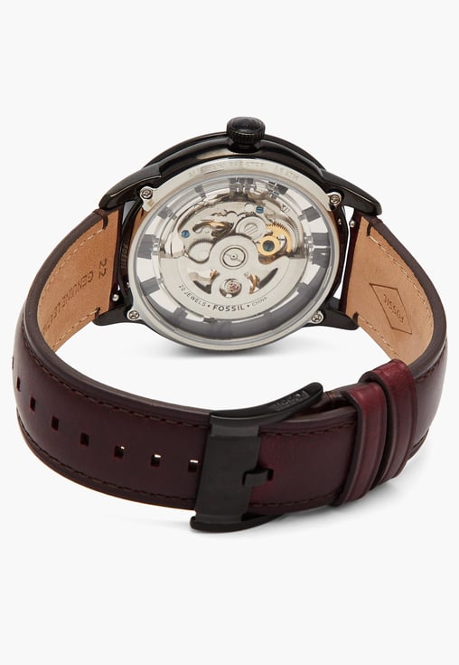 Fossil townsman dark leather