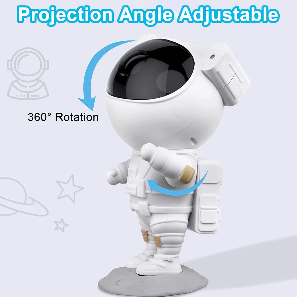 Astronaut Galaxy Star Projector Night Light With Timer Star Projector