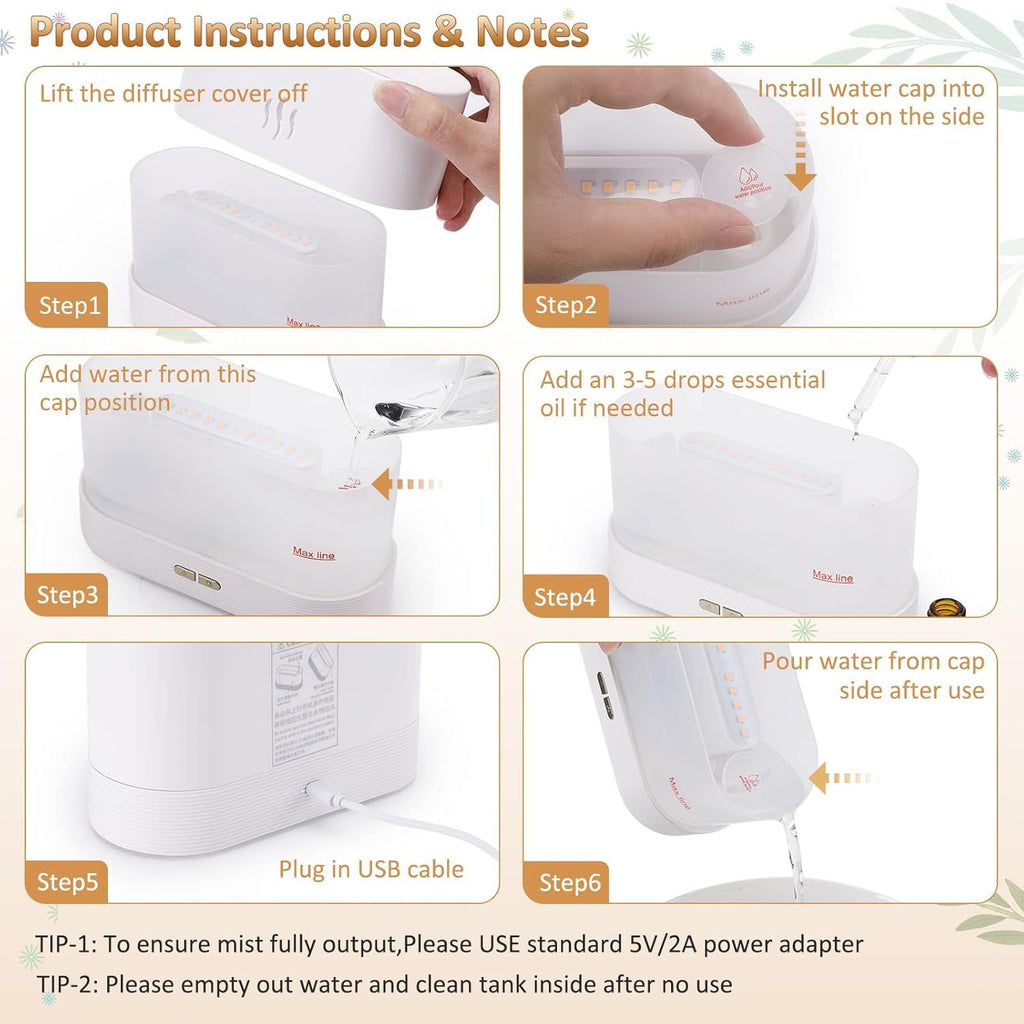 Flame Air Diffuser Humidifier