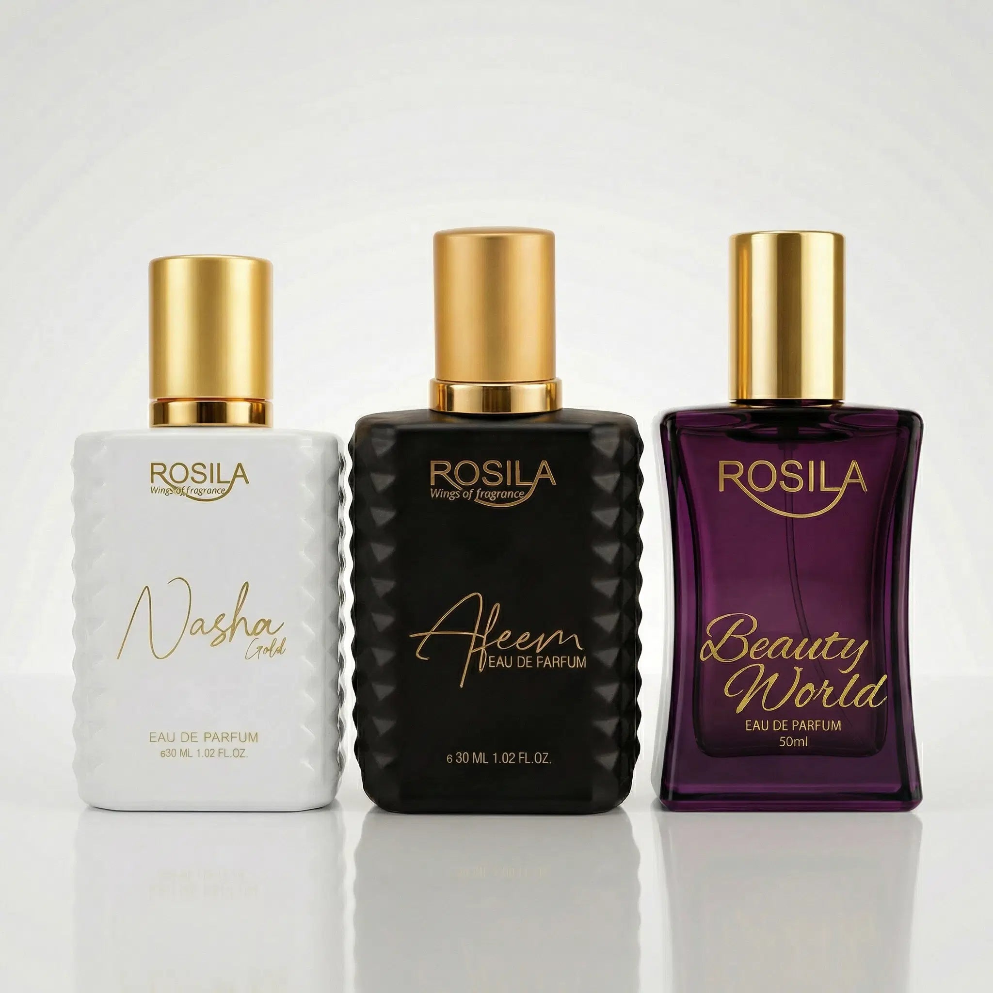ROSILA Eau De Parfum (EDP) Woody -Fragrance For Unisex ( Pack of 3 )